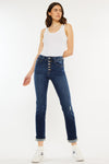 Reese High Rise Slim Straight Leg Jeans - Official Kancan USA