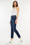 Reese High Rise Slim Straight Leg Jeans - Official Kancan USA