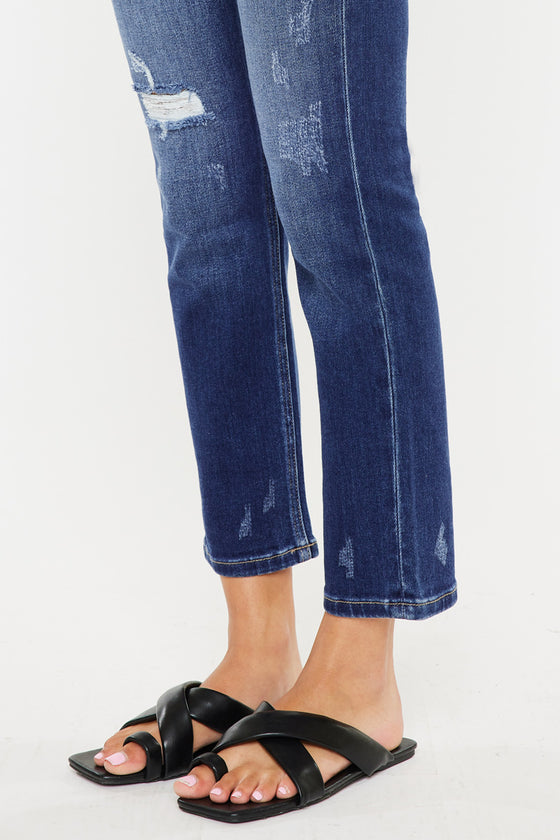 Alanis High Rise Straight Leg Jeans - Official Kancan USA