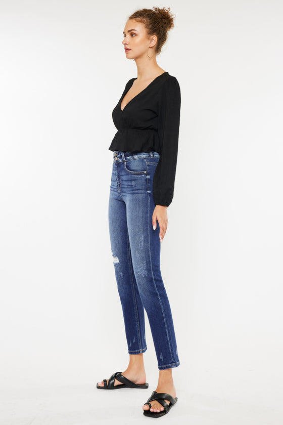 Alanis High Rise Straight Leg Jeans - Official Kancan USA