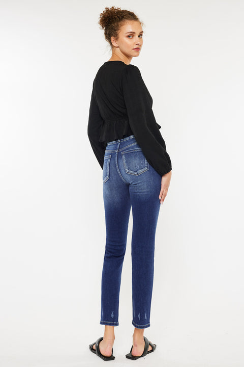 Alanis High Rise Straight Leg Jeans - Official Kancan USA