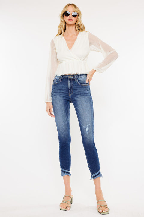 Mercy High Rise Ankle Skinny Jeans - Official Kancan USA