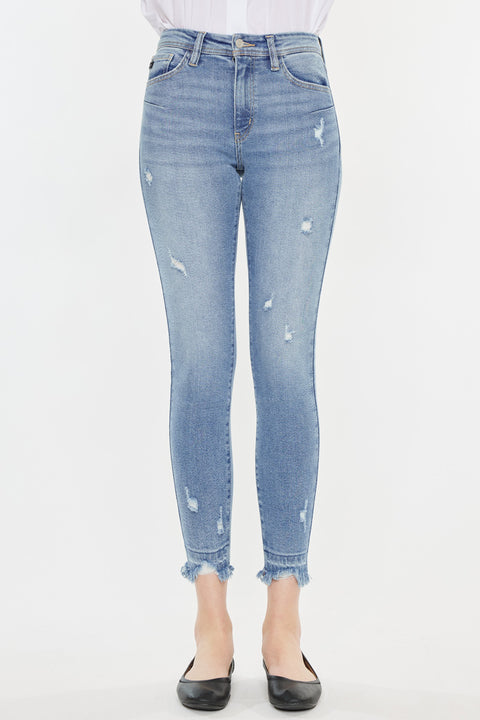 Terri High Rise Ankle Skinny Jeans - Official Kancan USA