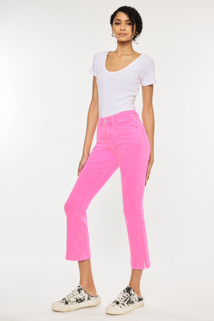 Bristol High Rise Kick-Flare Jeans - Official Kancan USA