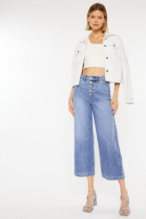 Kathleen Ultra High Rise Wide Leg Jeans - Official Kancan USA