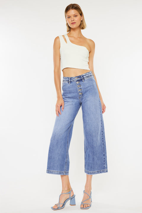 Kathleen Ultra High Rise Wide Leg Jeans - Official Kancan USA