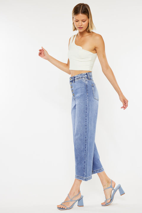 Kathleen Ultra High Rise Wide Leg Jeans - Official Kancan USA