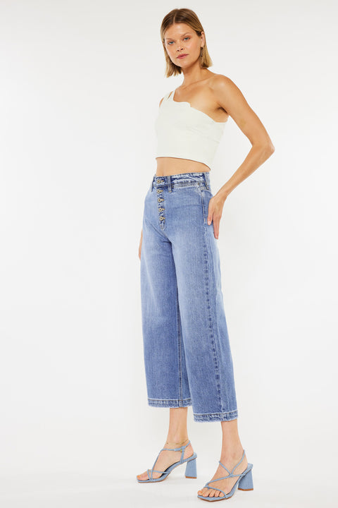 Kathleen Ultra High Rise Wide Leg Jeans - Official Kancan USA