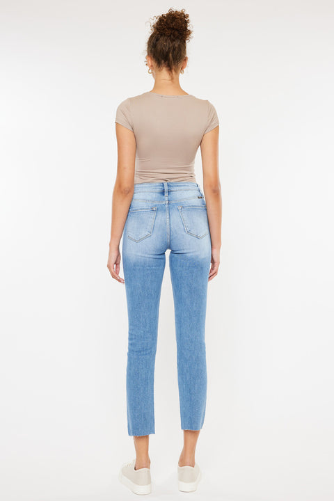 Priscilla High Rise Slim Straight Jeans - Official Kancan USA