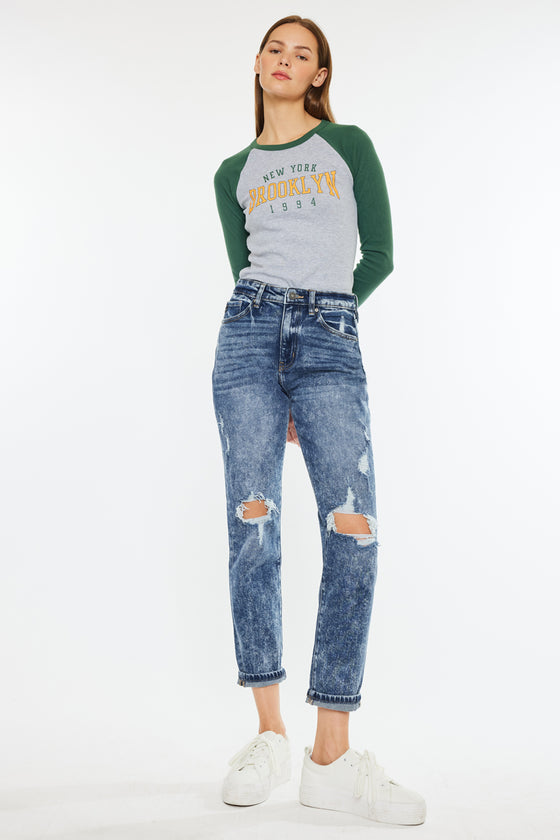 Kenzie Ultra High Rise Mom Jeans