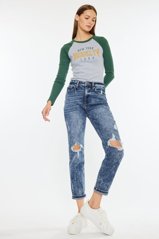 Kenzie Ultra High Rise Mom Jeans