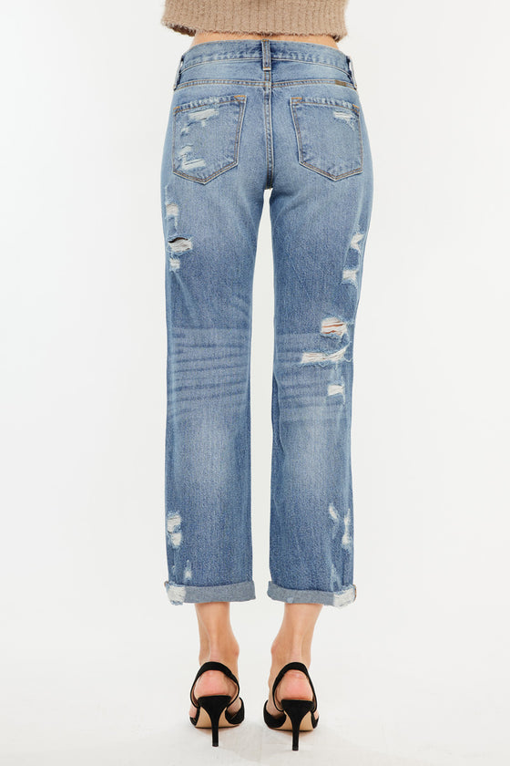 Baker Mid Rise Boyfriend Jeans - Official Kancan USA