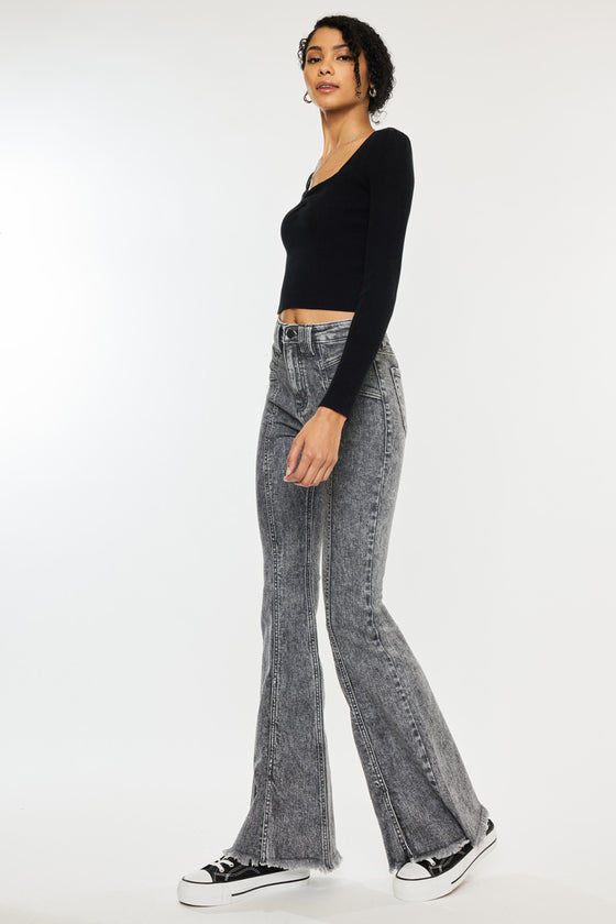 Lucine High Rise Flare Jeans - Official Kancan USA