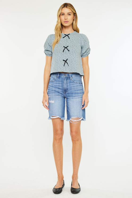 Julita High Rise Bermuda Shorts