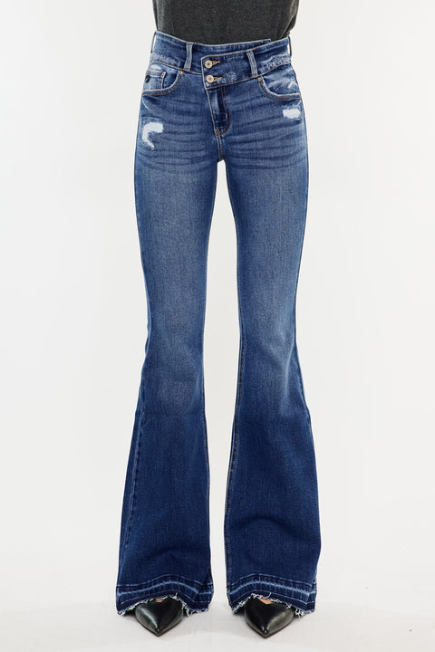 Amaya High Rise Flare Jeans - Official Kancan USA