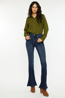  Graciela High Rise Peplum Flare Jeans