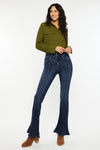 Graciela High Rise Peplum Flare Jeans