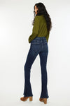 Graciela High Rise Peplum Flare Jeans