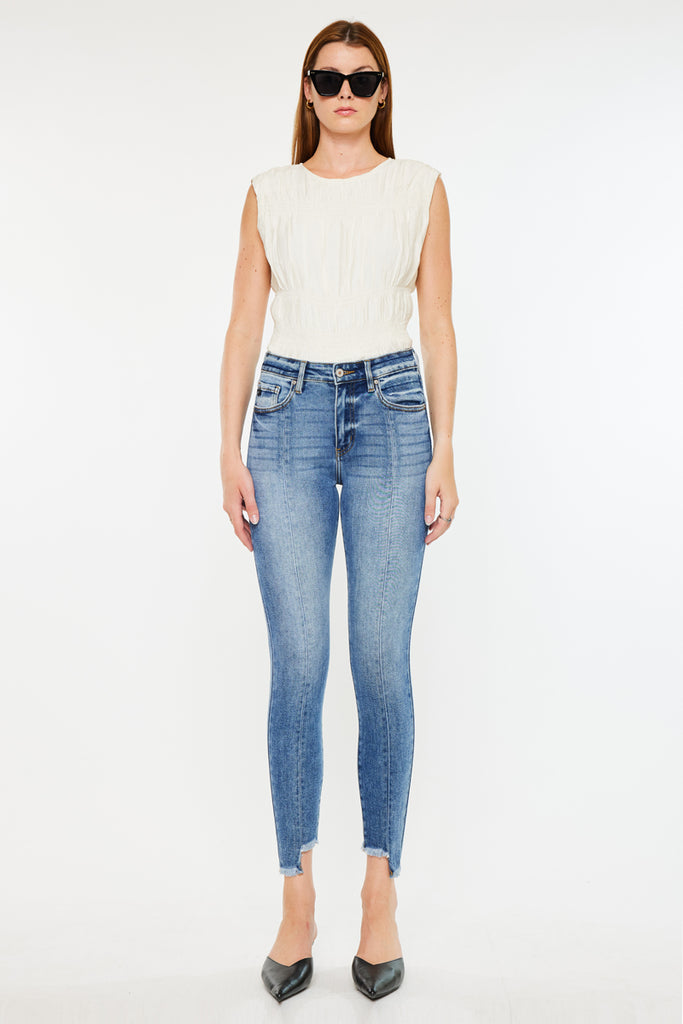 Lucy High Rise Ankle Skinny Jeans