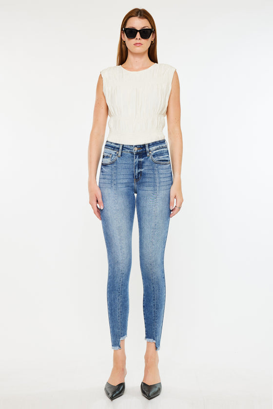 Lucy High Rise Ankle Skinny Jeans