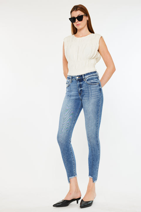 Lucy High Rise Ankle Skinny Jeans