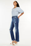 Peach High Rise Slim Straight - Official Kancan USA