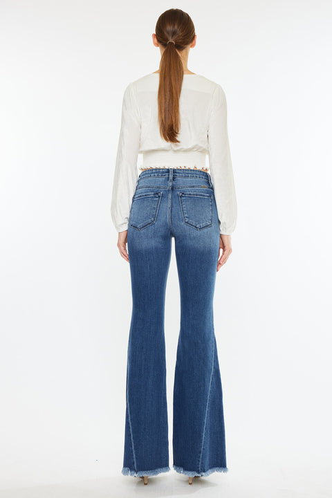 Cleo Mid Rise Flare Jeans