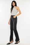 Berry High Rise Slit Straight Leg Jeans - Official Kancan USA