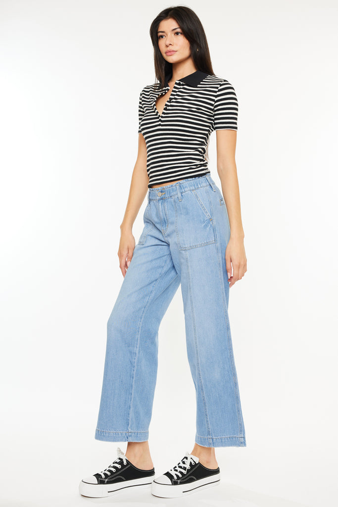 Delilah Mid Rise Wide Leg - Official Kancan USA