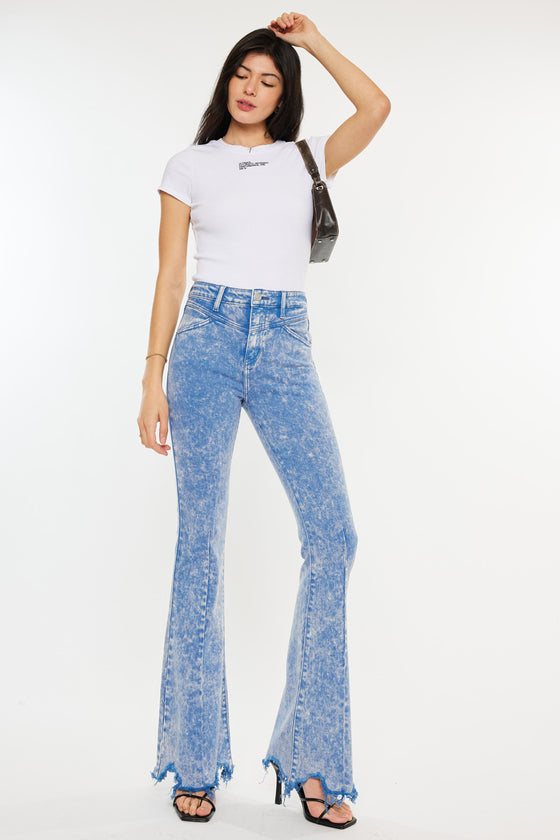 Freyja  High Rise Flare Jeans - Official Kancan USA