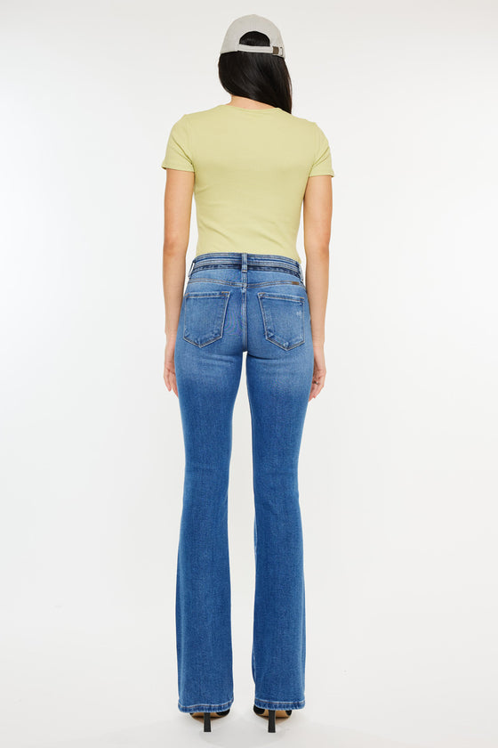 Kiera Mid Rise Bootcut Jeans - Official Kancan USA