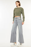 Bada High Rise Cropped Palazzo Jeans - Official Kancan USA