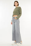 Bada High Rise Cropped Palazzo Jeans - Official Kancan USA