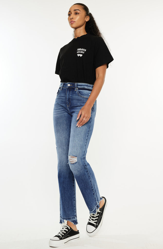 Georgia High Rise Slim Straight - Official Kancan USA