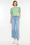 Darla High Rise Cropped  Wide Leg Jeans - Official Kancan USA