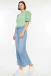 Darla High Rise Cropped  Wide Leg Jeans - Official Kancan USA