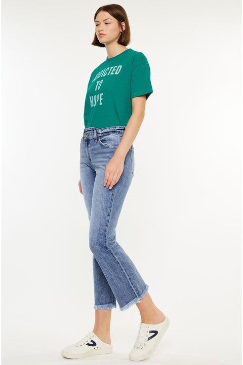 Effie High Rise Kick Flare Jeans - Official Kancan USA