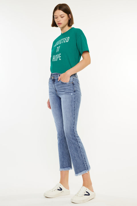 Effie High Rise Kick Flare Jeans - Official Kancan USA