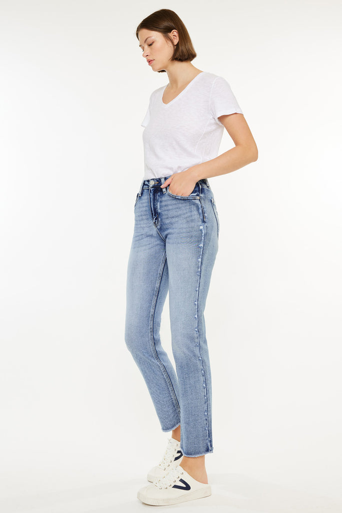 Sadie High Rise Straight Leg Jeans - Official Kancan USA