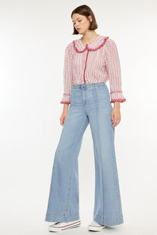  Deena High Rise Wide Leg Jeans - Official Kancan USA