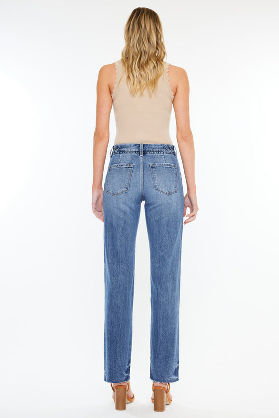 Melody High Rise True Straight Jeans - Official Kancan USA