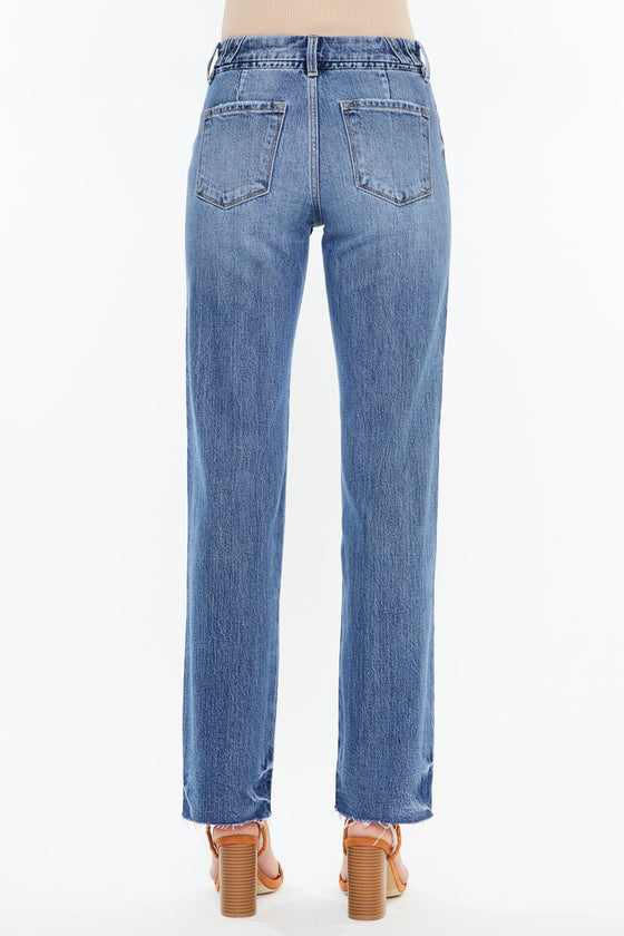 Melody High Rise True Straight Jeans - Official Kancan USA