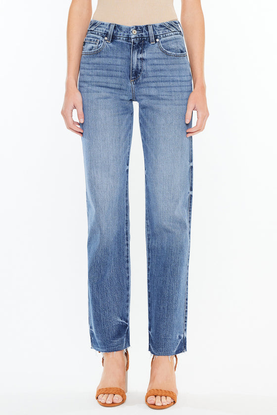 Melody High Rise True Straight Jeans - Official Kancan USA