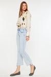 Elsie Mid Rise Cropped Flare Jeans