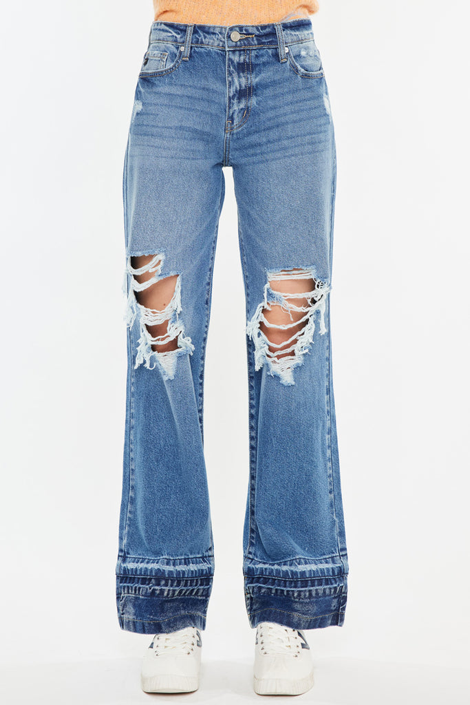 Linda High Rise Wide Leg Jeans