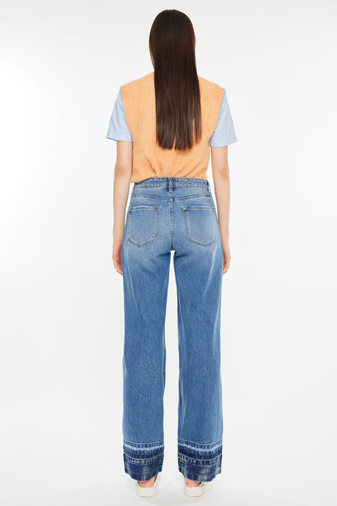 Linda High Rise Wide Leg Jeans