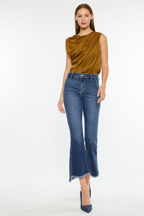 Reba High Rise Cropped Flare Jeans