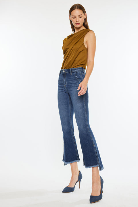 Reba High Rise Cropped Flare Jeans