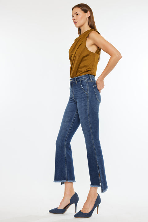 Reba High Rise Cropped Flare Jeans