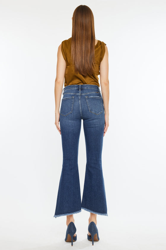 Reba High Rise Cropped Flare Jeans